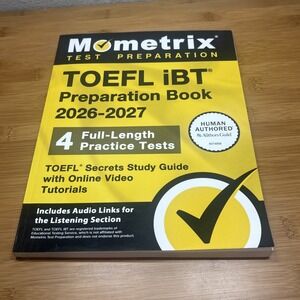 Matthew Bowling TOEFL IBT Preparation Book 2026-2027 - 4 Full-Length (Paperback)
